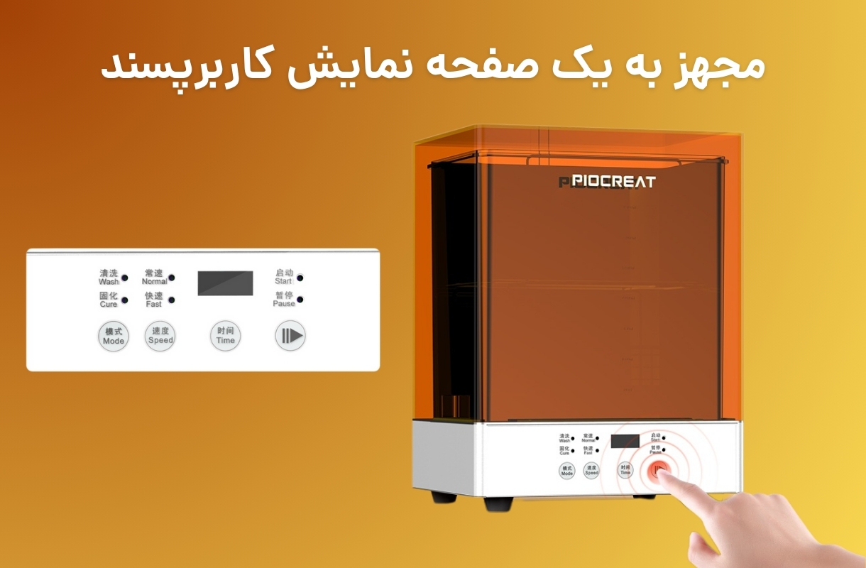 نمایشگر دستگاه شست و شو و پخت پایونکست مدل CW01 - قشم خرید